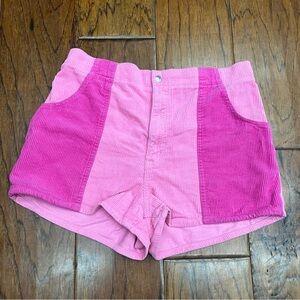 Urban Outfitters Pink Corduroy Women's Shorts Size 32
